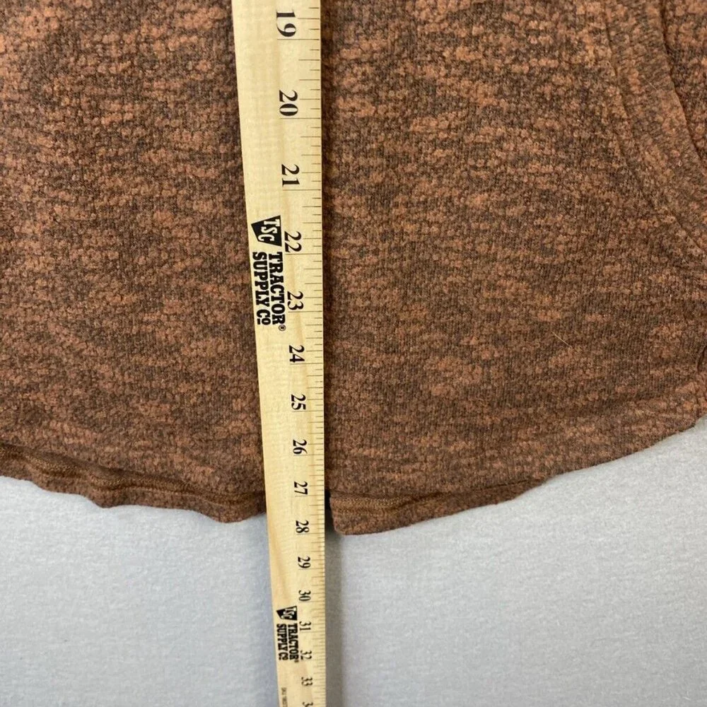 PrAna Frieda Sweater Womens Small Brown‎ Oversize Turtle Neck Pullover Jogging - Picture 3 of 7